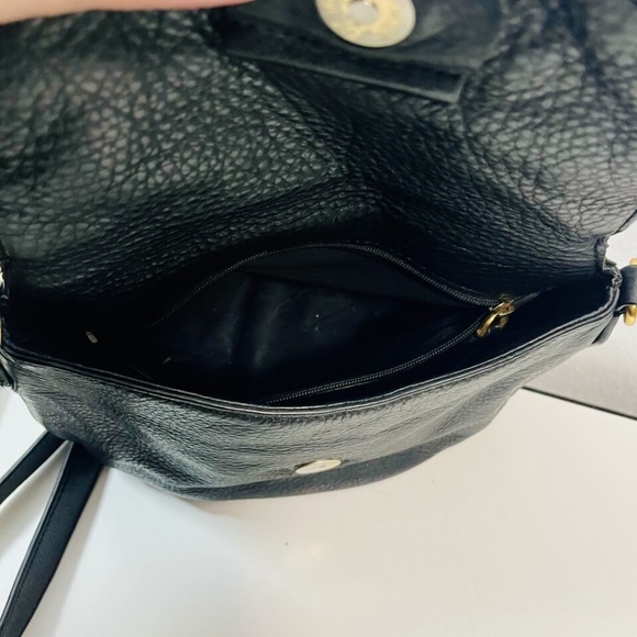Marc by Marc Jacobs Classic Q Natasha Crossbody Blk Pebbled Leather w Adj Strap - Picture 10 of 16